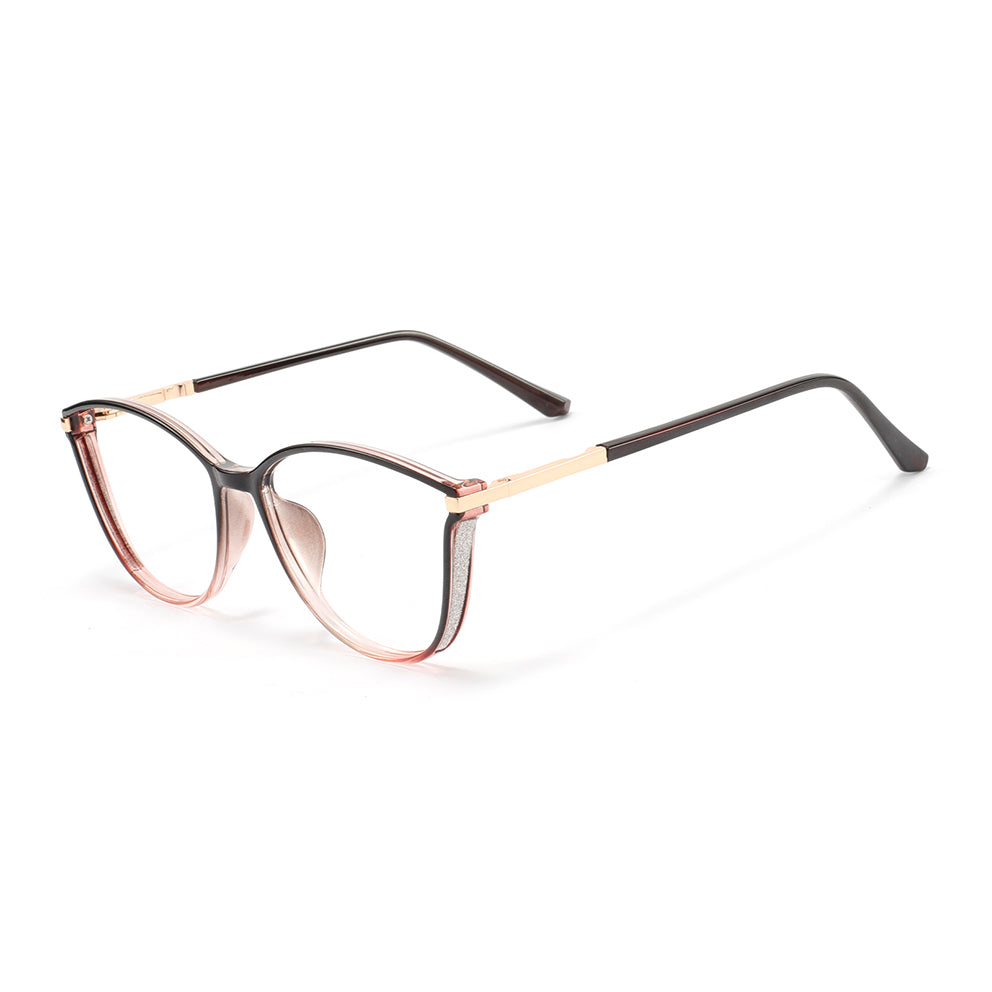 Darleen Eyeglasses in Black & Pink