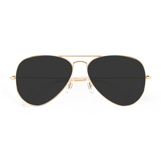 Air Sunglasses in Gold & Clear