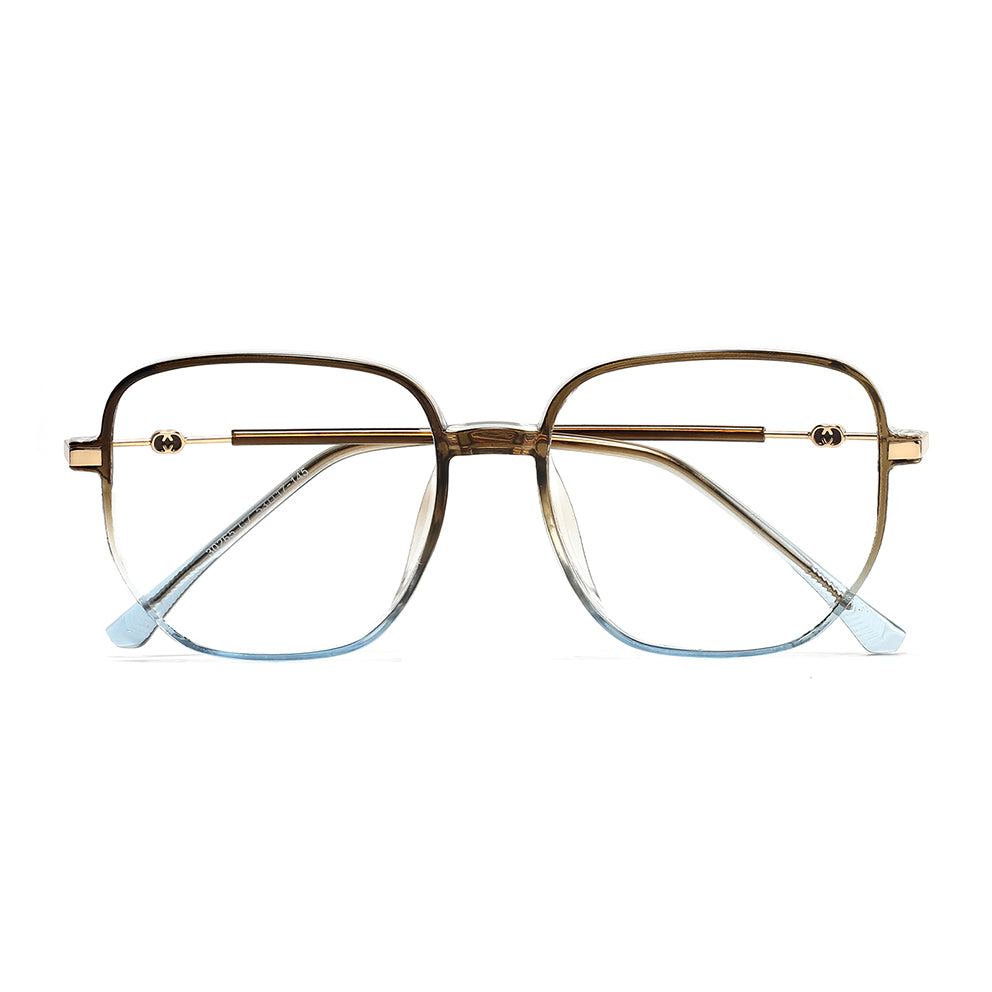 Carolyn Eyeglasses in Brown & Blue