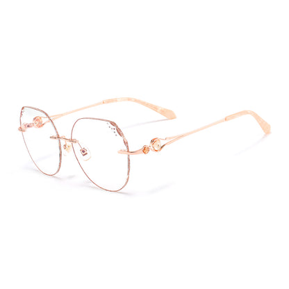 Isabel Eyeglasses in Rose Gold