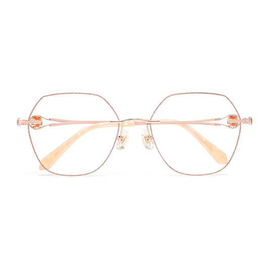 Feeny Eyeglasses in Rose Gold