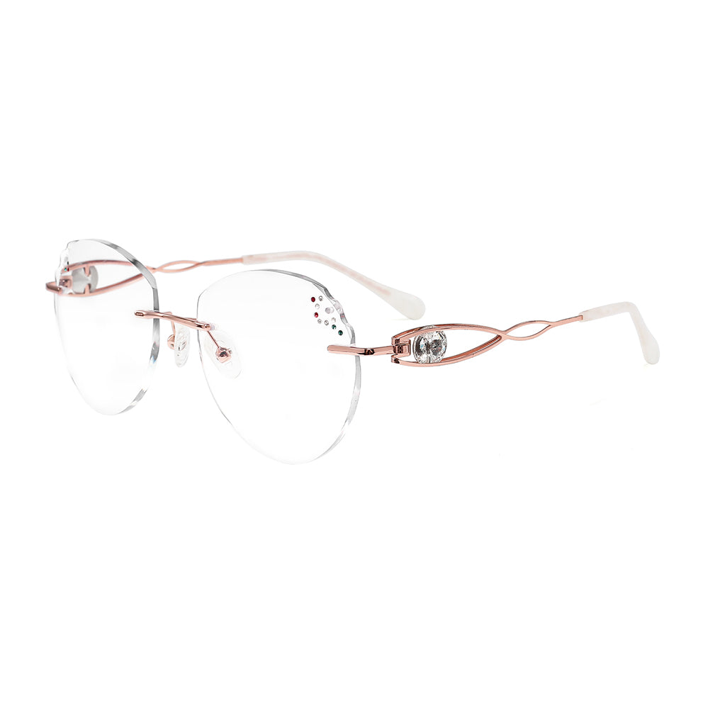 Julianne Eyeglasses in Rose Gold