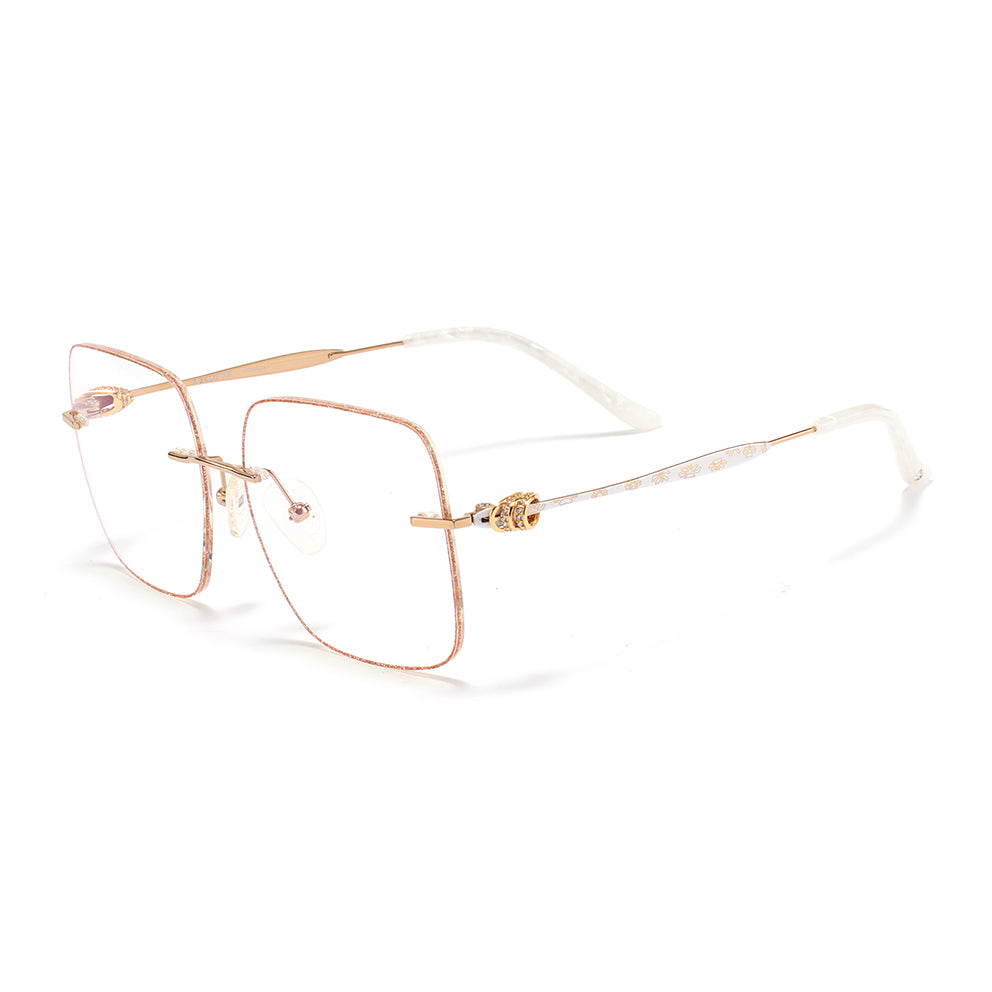 Dazzle Eyeglasses in Gold