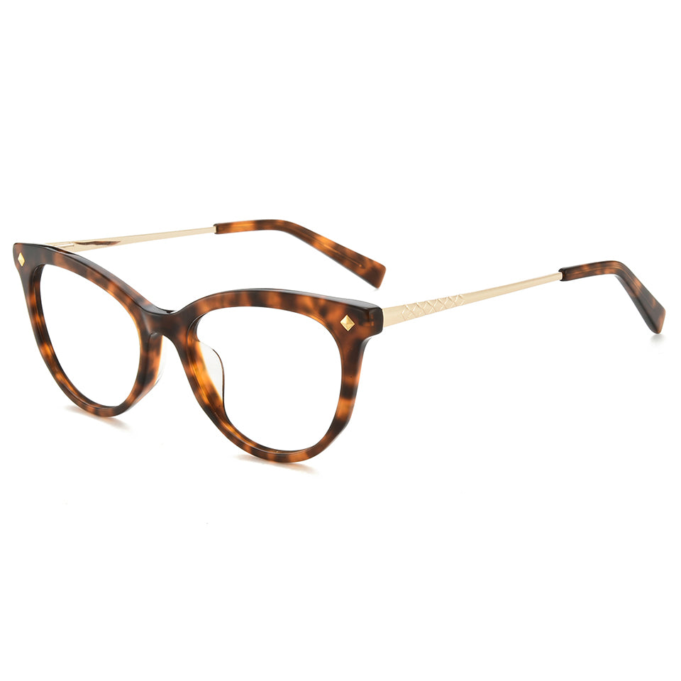 Liz Eyeglasses in Warm Tortoise