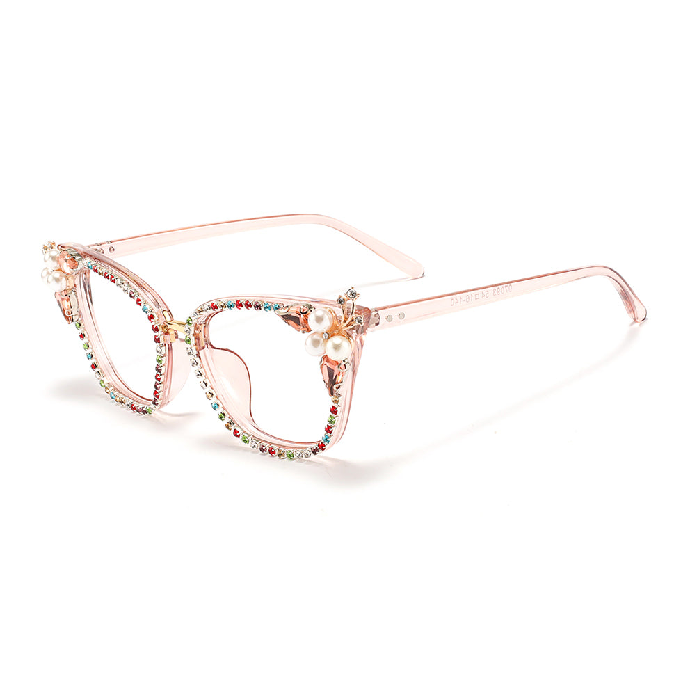 Serena Eyeglasses in Pink Colorful