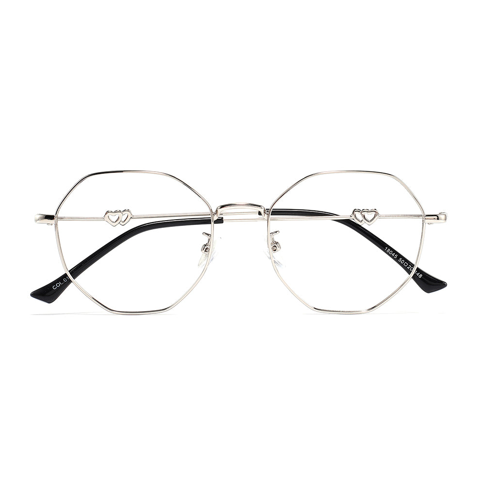 Megan Eyeglasses in Silver