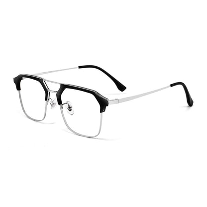 Calvin Eyeglasses in Black & Silver