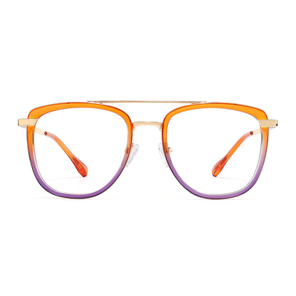 Simi Eyeglasses in Orange & Purple