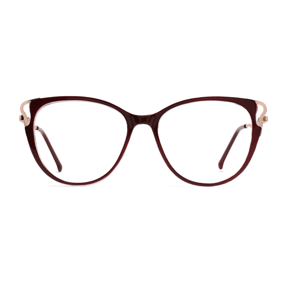 Trista Eyeglasses in Burgundy