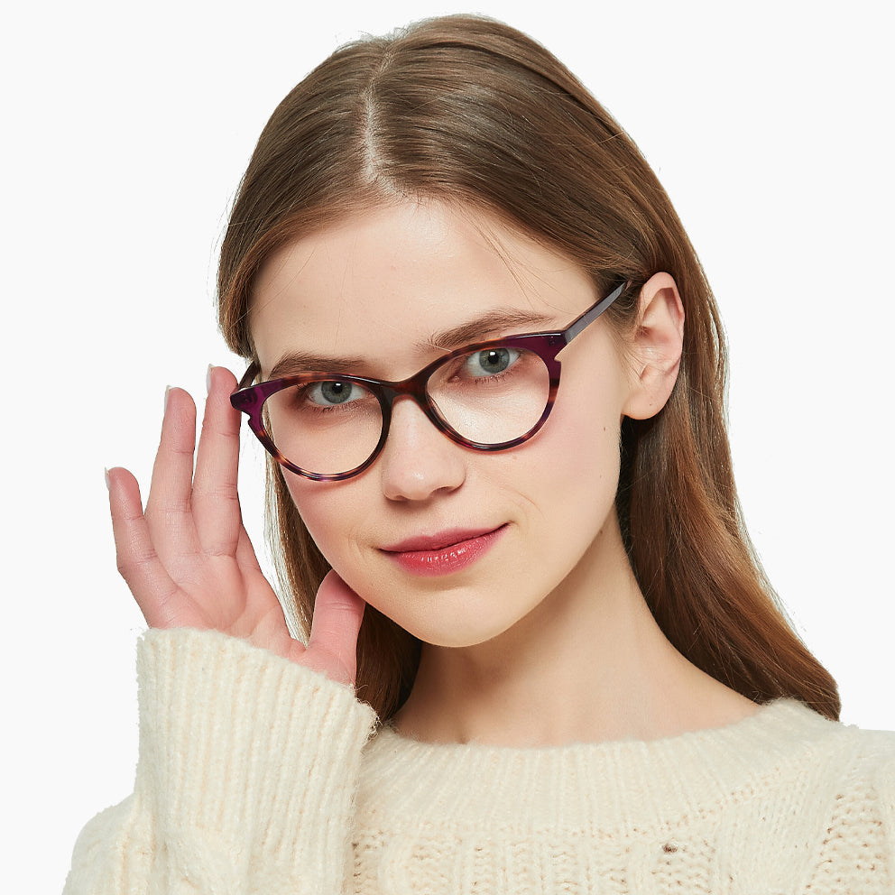 Pennie Eyeglasses in Purple