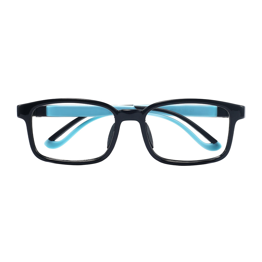 Nick Eyeglasses in Black & Blue