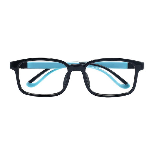 Nick Eyeglasses in Black & Blue