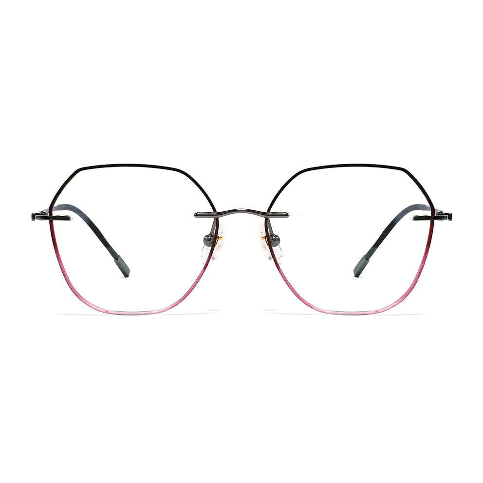 Ennis Eyeglasses in Purple Floral