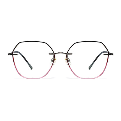 Ennis Eyeglasses in Purple Floral