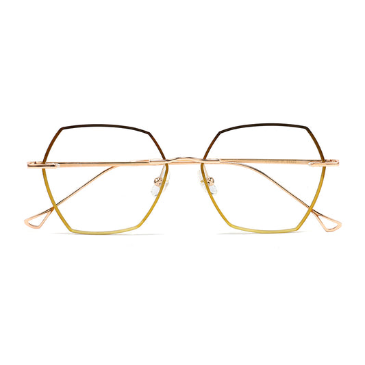 Margaret Eyeglasses in Rose Gold