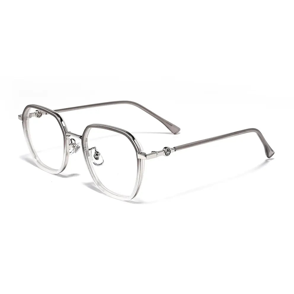 Amore Eyeglasses in Grey & Cream