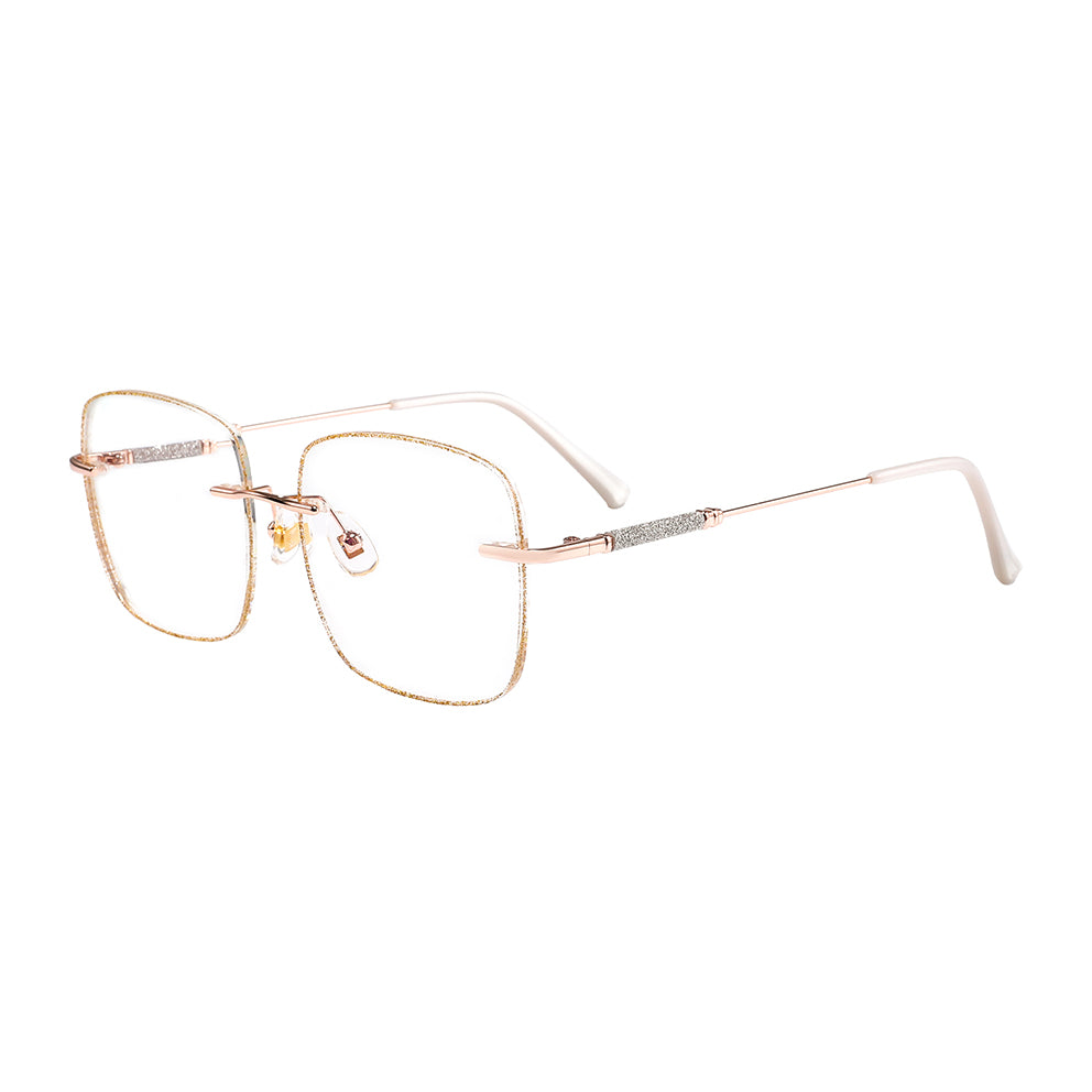 Sparkle Eyeglasses in Rose Gold & Gold