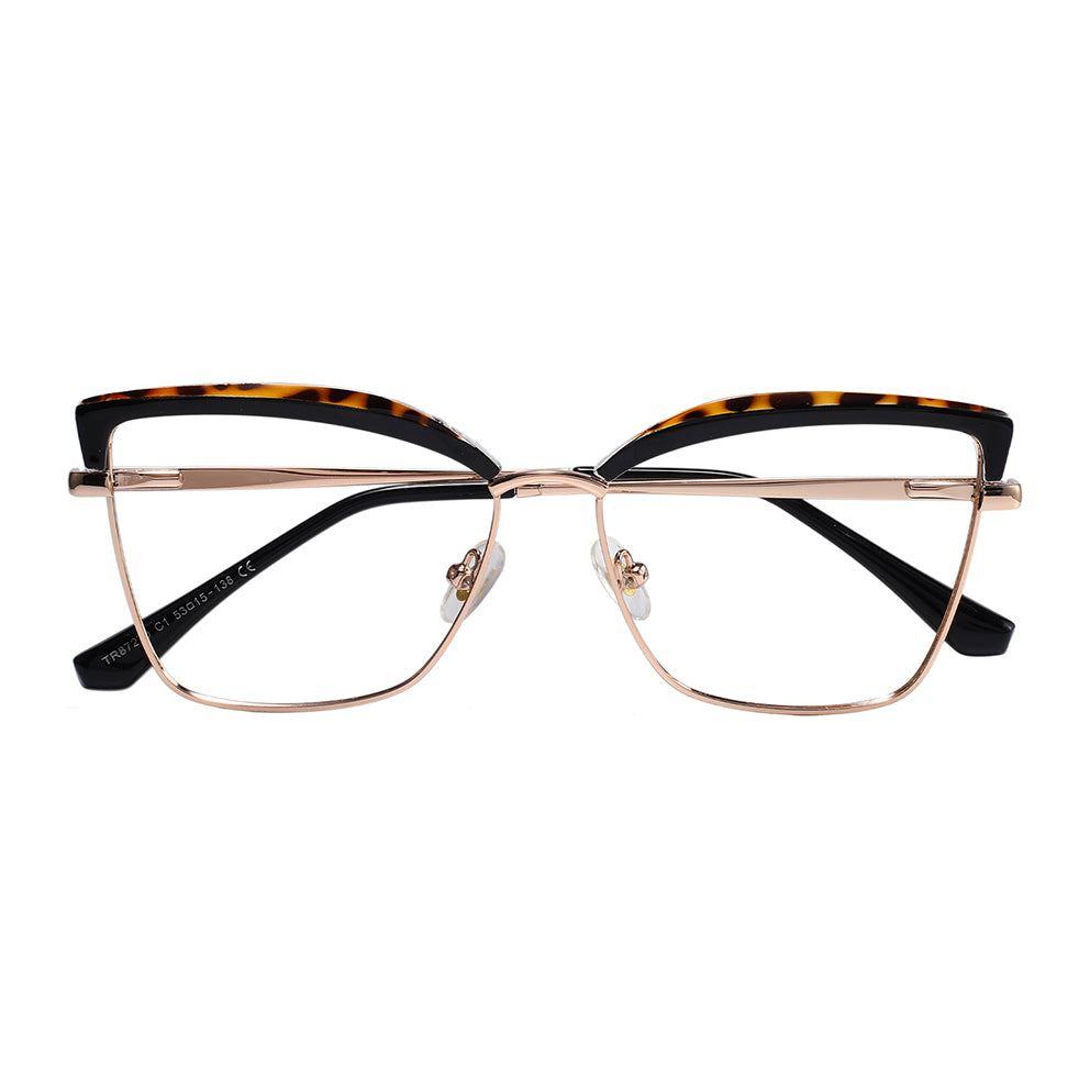 Guare Eyeglasses in Black & Warm Tortoise