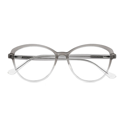 Cola Eyeglasses in Grey & Clear