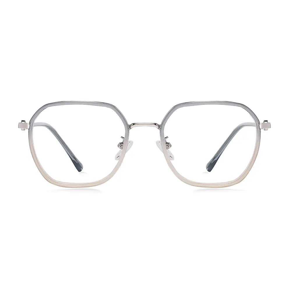 Amore Eyeglasses in Blue & Champagne