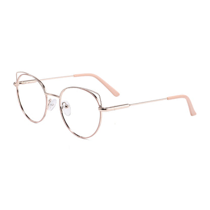 Jelley Eyeglasses in Pink & Gold