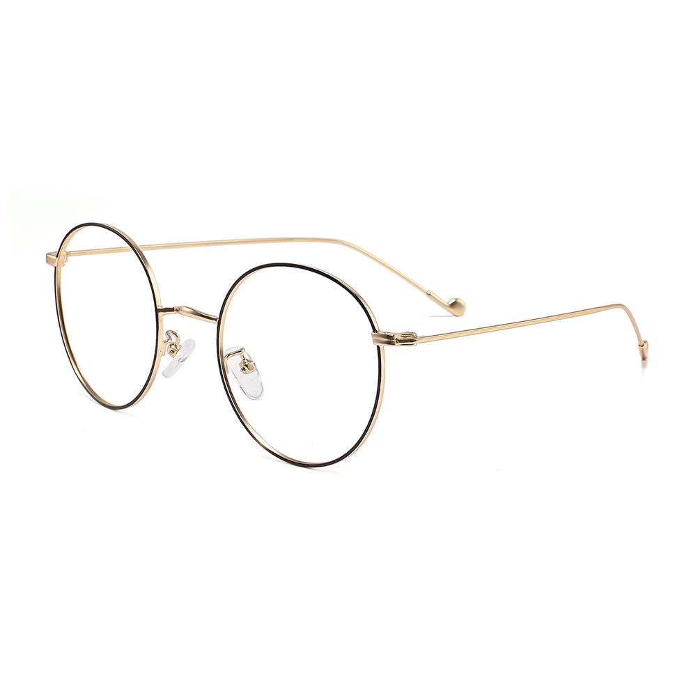 Mosley Eyeglasses in Black & Gold