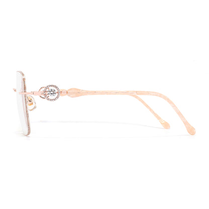 Fania Eyeglasses in Rose Gold