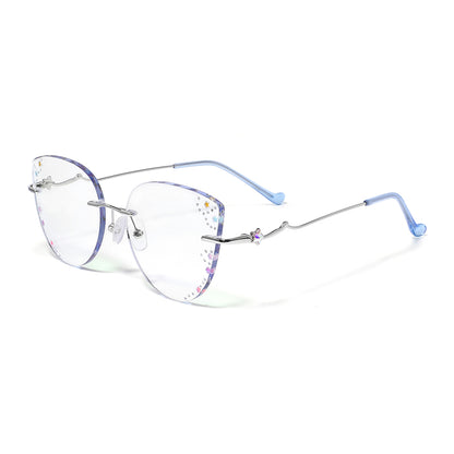 Twinkling Star Eyeglasses in Silver