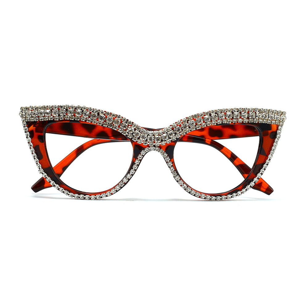 Sienna Eyeglasses in Red Tortoise