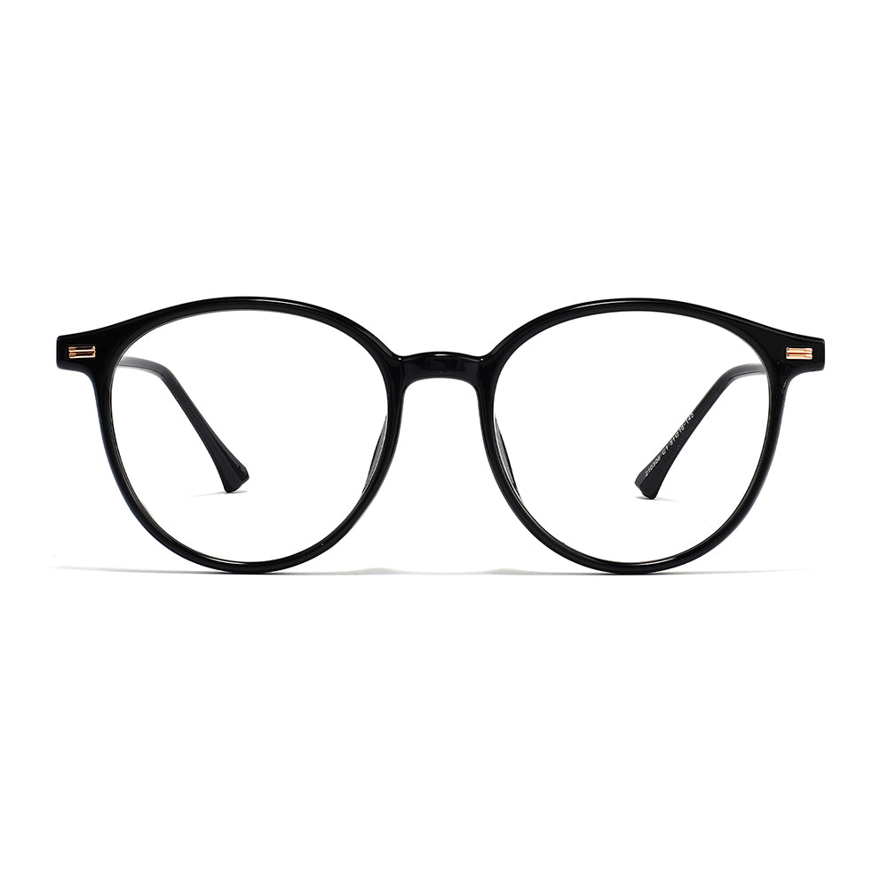 Wanda Eyeglasses in Black & Rose Gold