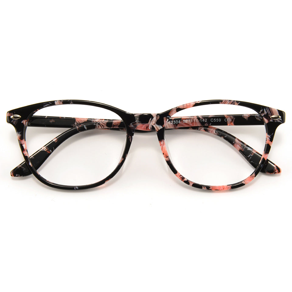 Fran Eyeglasses in Pink Floral