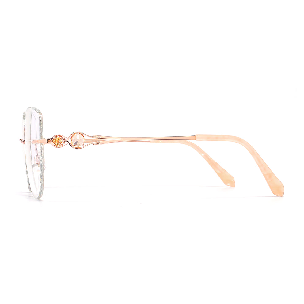 Topaz Eyeglasses in Rose Gold & Silver