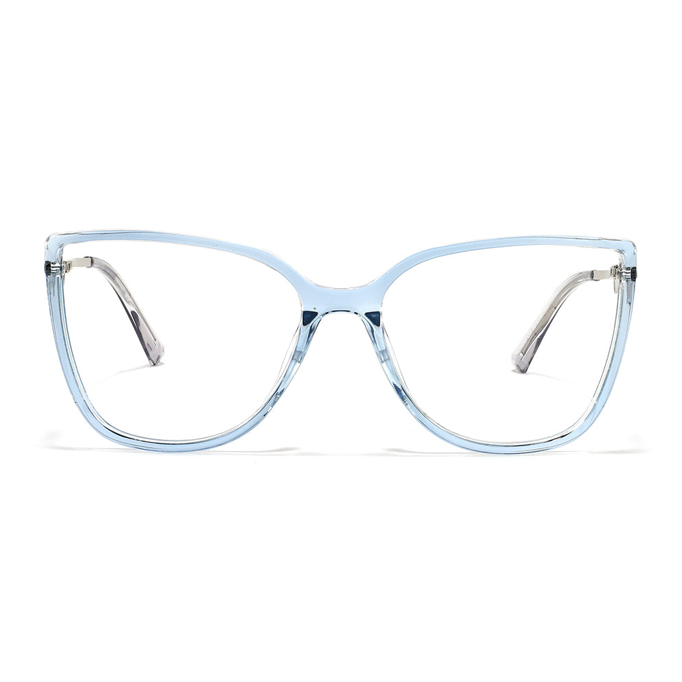 Yedda Eyeglasses in Clear Blue