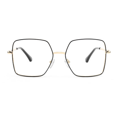 Alona Eyeglasses in Black & Gold