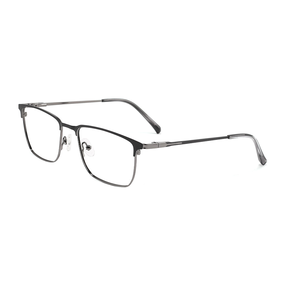 Vito Eyeglasses in Black & Gun