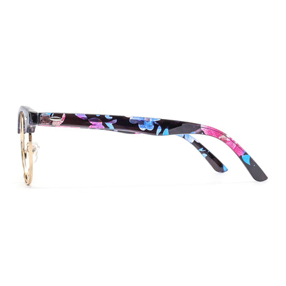 Sigrid Eyeglasses in Blue Tortoise & Gold