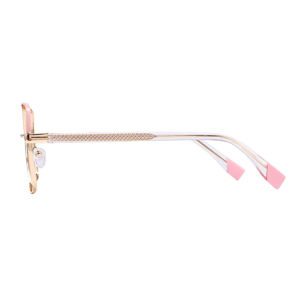 Nannie Eyeglasses in Pink & Gold