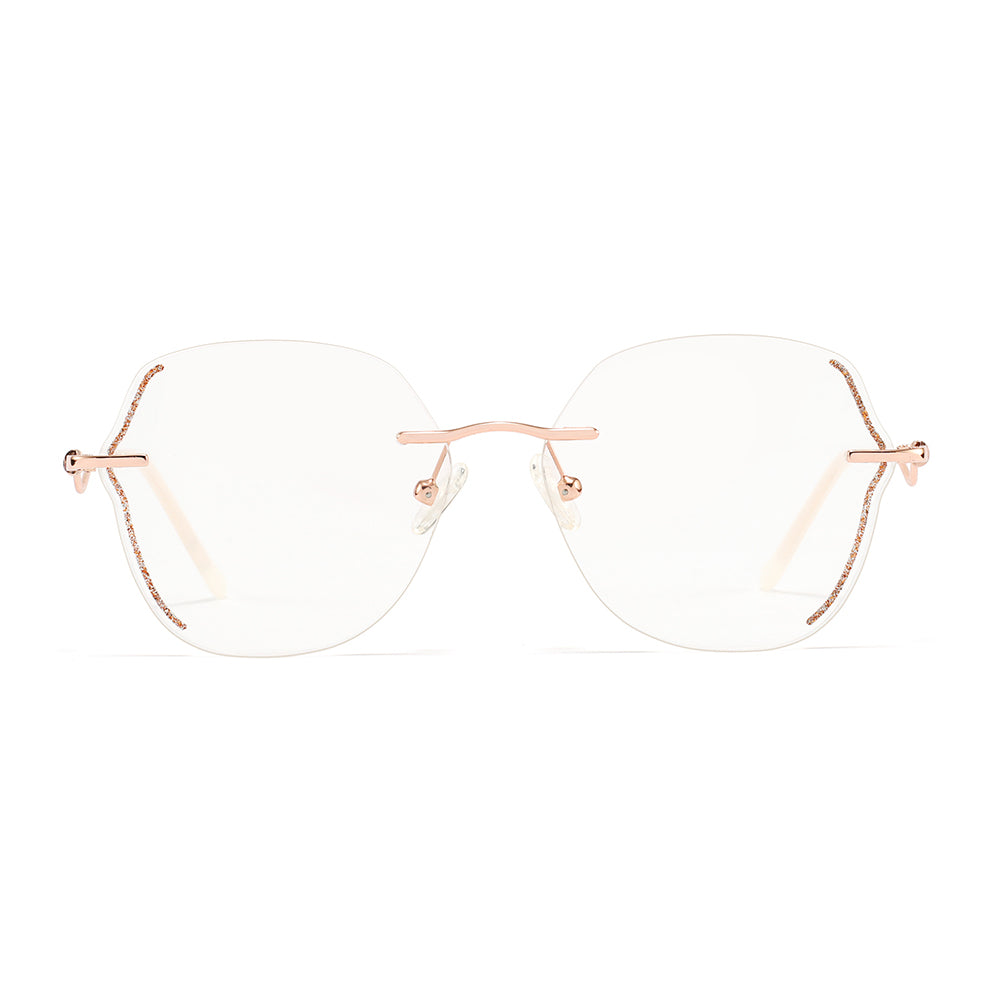 Twinkle Eyeglasses in Rose Gold