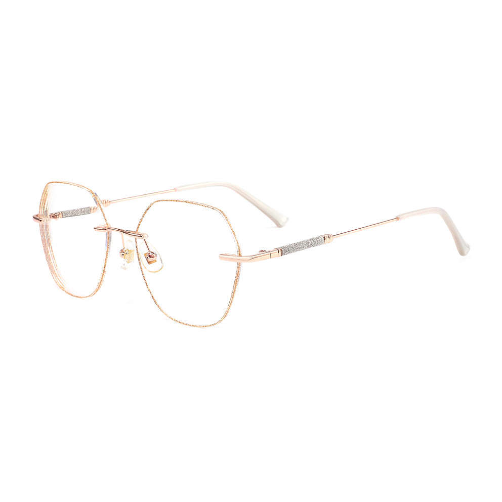 Gem Eyeglasses in Rose Gold & Gold