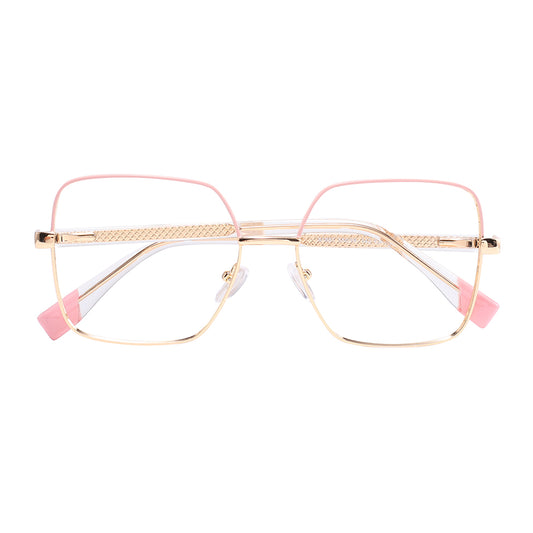 Nannie Eyeglasses in Pink & Gold