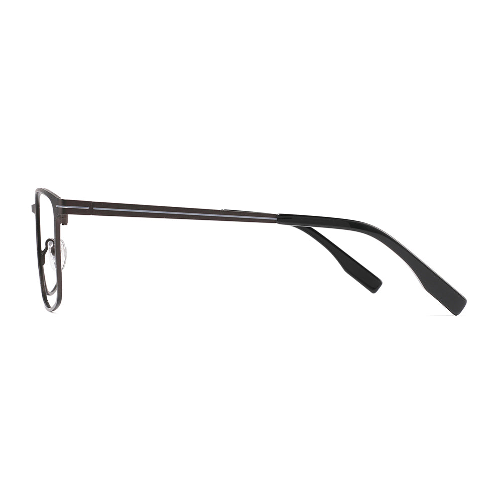 Carter Eyeglasses in Matte Gun