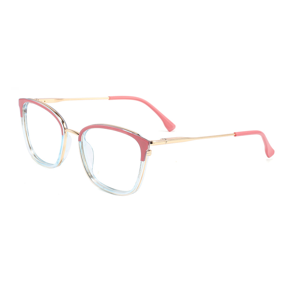 Christy Eyeglasses in Pink & Blue