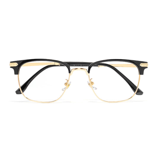 Reiz Eyeglasses in Black & Gold