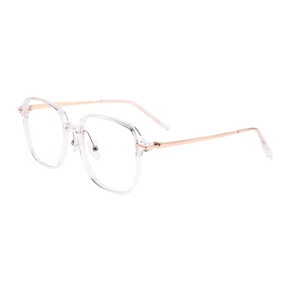 Misha Eyeglasses in Clear & Rose Gold