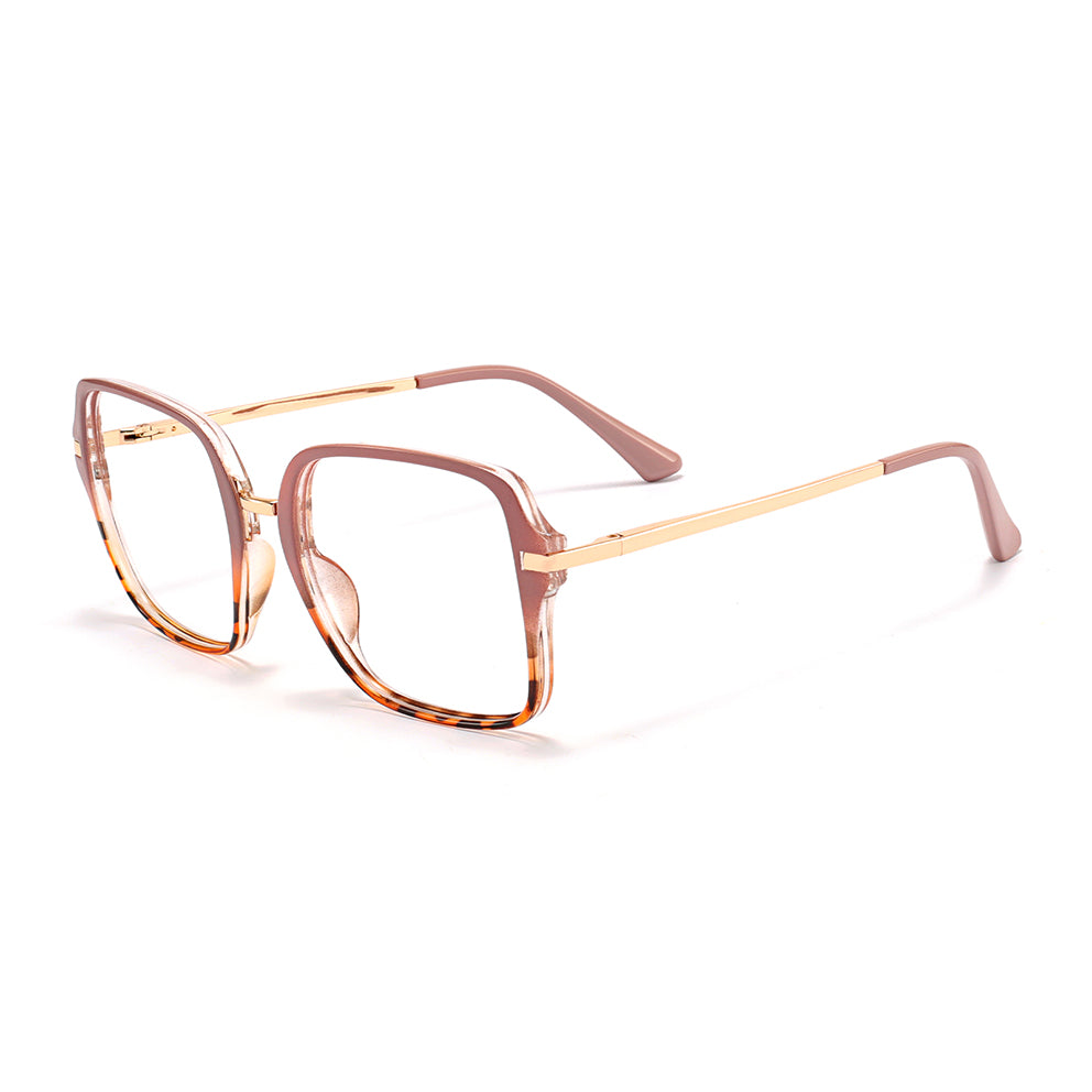 Miku Eyeglasses in Pink & Warm Tortoise