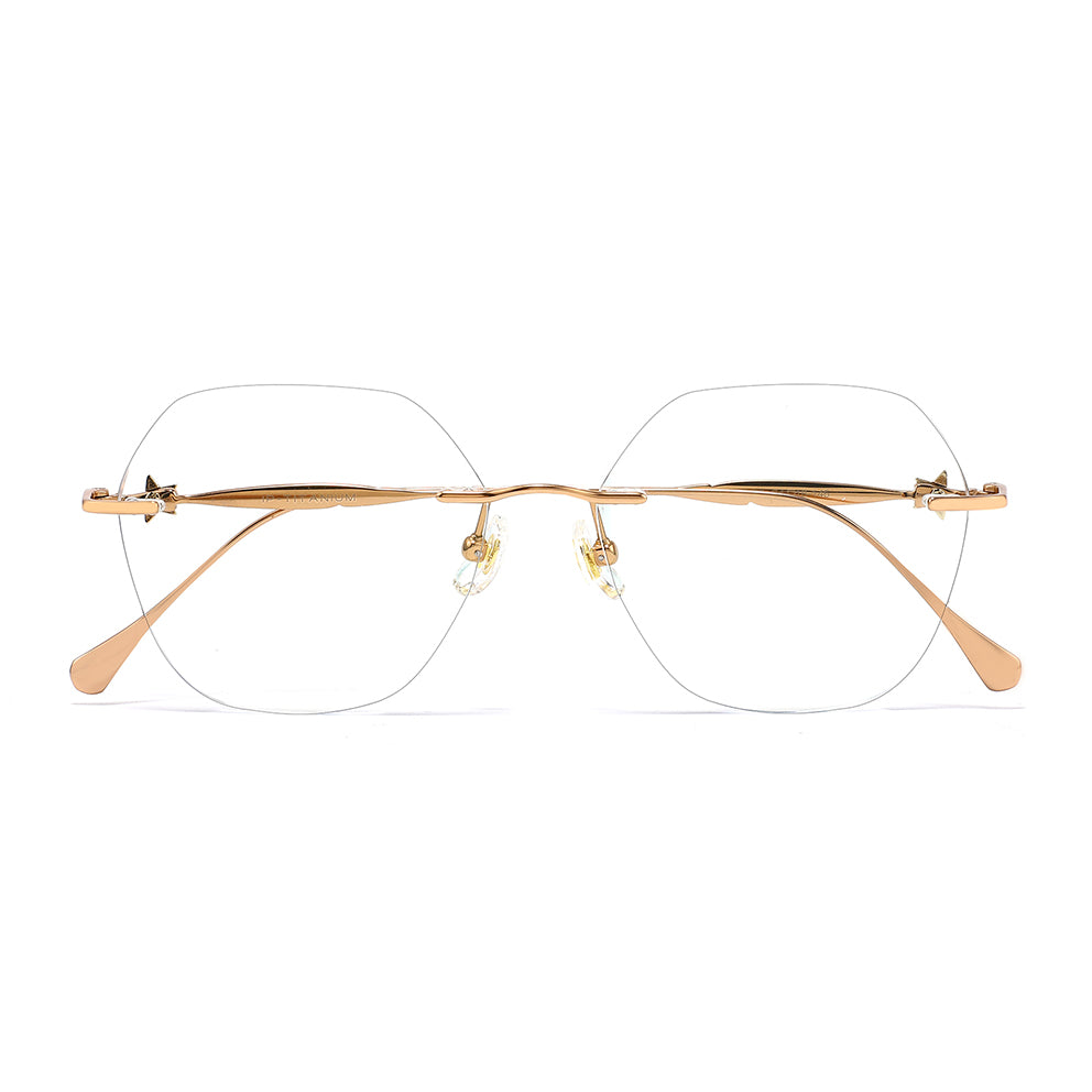 Dorri Eyeglasses in Rose Gold