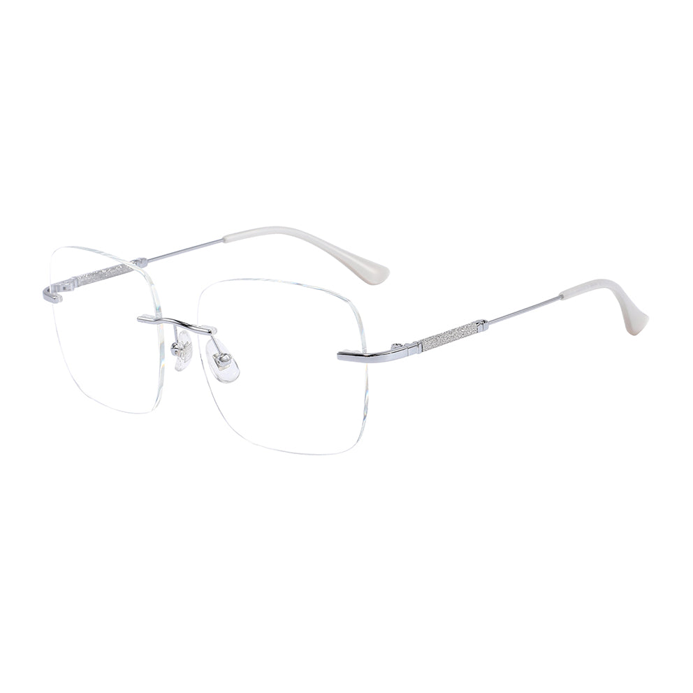 Pure Eyeglasses in Silver