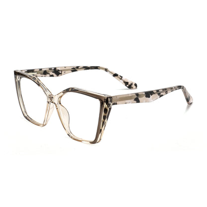 Babe Eyeglasses in Champagne & Grey Tortoise