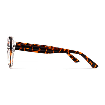 Josi Eyeglasses in Warm Tortoise & Clear