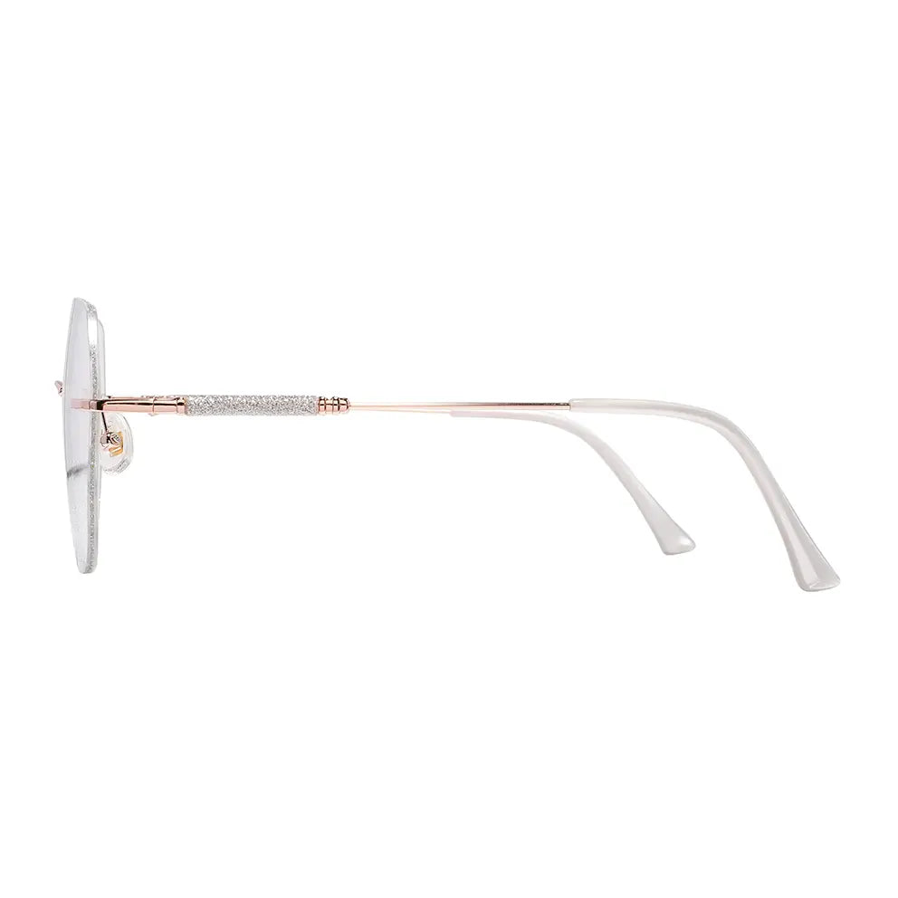 Gem Eyeglasses in Rose Gold & Silver